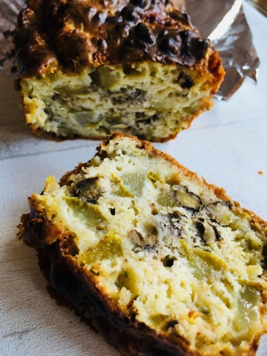 Cake poires noix stilton 2