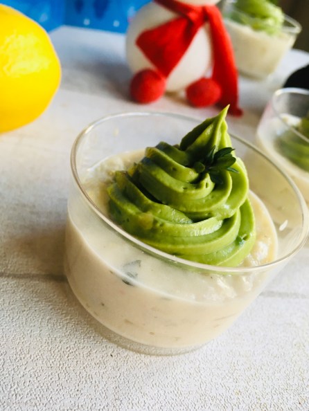 Verrine crabe avocat citronnelle 2